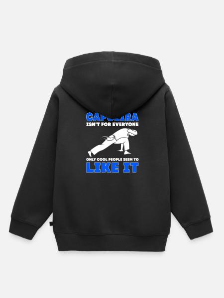 Capoeira - Kinder Premium Organic Hoodie - Schwarz