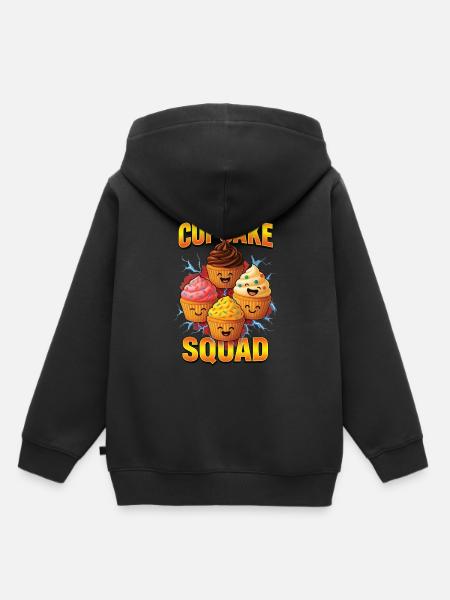 Cupcake - Kinder Premium Organic Hoodie - Schwarz