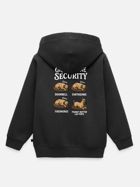 Deutsche Dogge - Kinder Premium Organic Hoodie - Schwarz