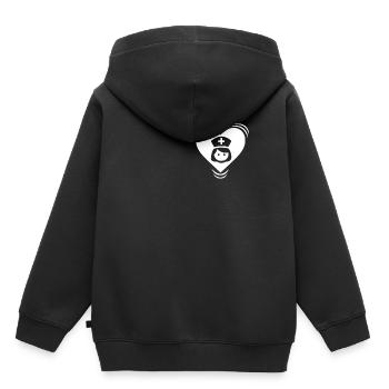 Krankenschwester - Kinder Premium Organic Hoodie - Schwarz - Hinten - AI Model Kid Male (0cm)