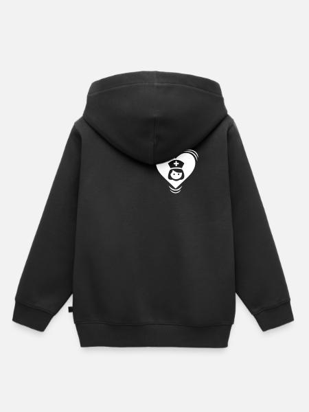 Krankenschwester - Kinder Premium Organic Hoodie - Schwarz