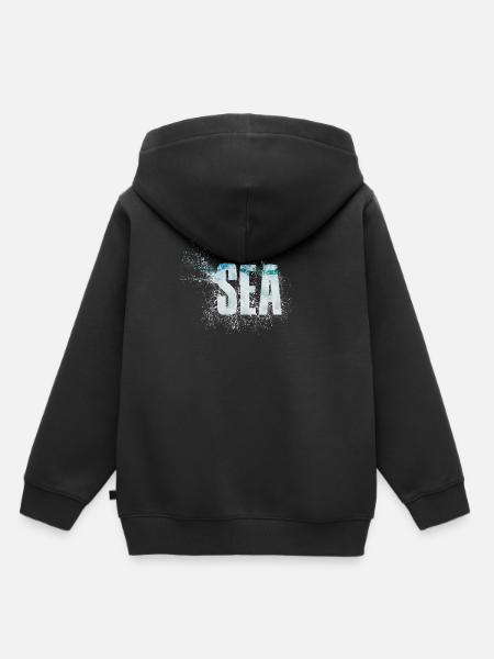 Sea - Kinder Premium Organic Hoodie - Schwarz