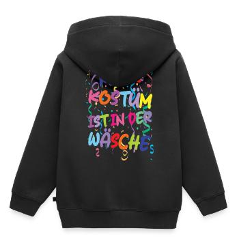 Carnival Costume My costume is in the wash - Kids Premium Organic Hoodie - black - Back - AI Model Kid Male (0cm)