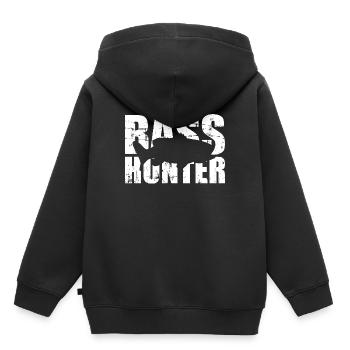 perche - Sweat Premium à capuche enfant bio - noir - Dos - AI Model Kid Male (0cm)