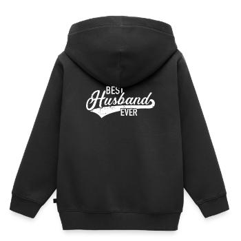 mari - Sweat Premium à capuche enfant bio - noir - Dos - AI Model Kid Male (0cm)