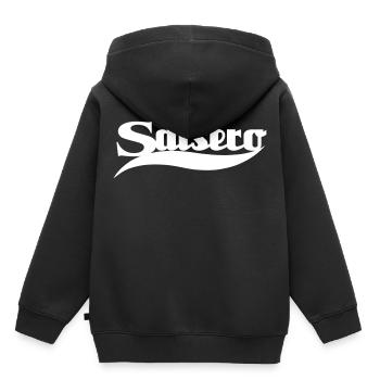 Salsero - Salsa Dance Shirt - Kinder Premium Organic Hoodie - Schwarz - Hinten - AI Model Kid Male (0cm)