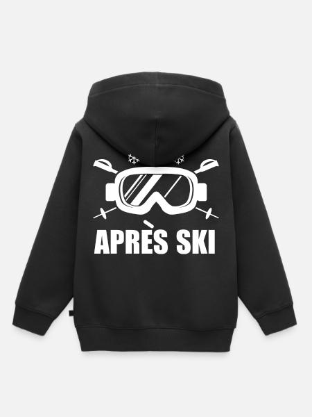 apres ski brille w - Kinder Premium Organic Hoodie - Schwarz