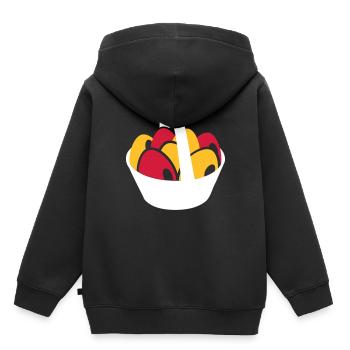 Ostern - Kinder Premium Organic Hoodie - Schwarz - Hinten - AI Model Kid Male (0cm)