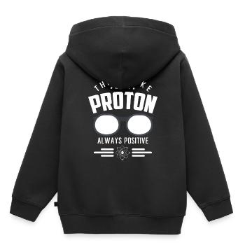 chemistry - Kids Premium Organic Hoodie - black - Back - AI Model Kid Male (0cm)