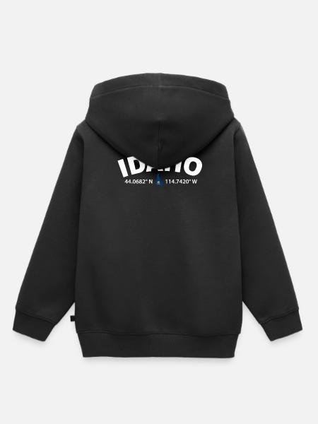 Idaho - Kinder Premium Organic Hoodie - Schwarz