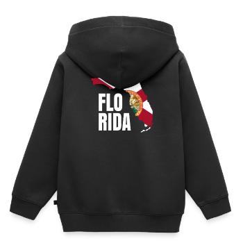 Florida Home Resident Gift - Kids Premium Organic Hoodie - black - Back - AI Model Kid Male (0cm)