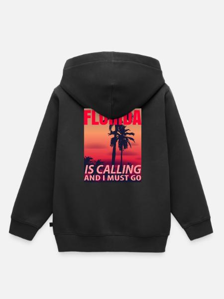 Florida abenteurer geschenk - Kinder Premium Organic Hoodie - Schwarz