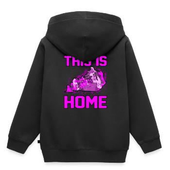 Startseite Kentucky geschenk - Kinder Premium Organic Hoodie - Schwarz - Hinten - AI Model Kid Male (0cm)