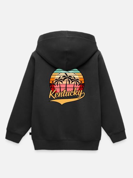 Kentucky reisen geschenk - Kinder Premium Organic Hoodie - Schwarz