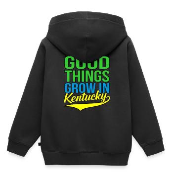 Wachsen Sie In Kentucky-geschenk - Kinder Premium Organic Hoodie - Schwarz - Hinten - AI Model Kid Male (0cm)