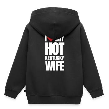 Liebes kentucky ehefrau geschenk - Kinder Premium Organic Hoodie - Schwarz - Hinten - AI Model Kid Male (0cm)