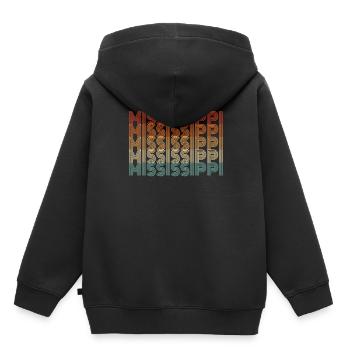 Mississippi reisende geschenk - Kinder Premium Organic Hoodie - Schwarz - Hinten - AI Model Kid Male (0cm)