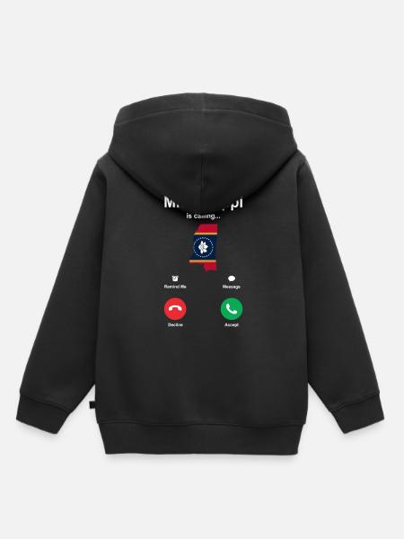 Besuch In Mississippi Gift - Kinder Premium Organic Hoodie - Schwarz