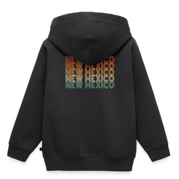 Cadeau pour les résidents du Nouveau-Mexique - Sweat Premium à capuche enfant bio - noir - Dos - AI Model Kid Male (0cm)