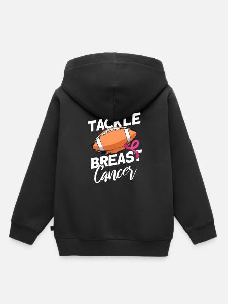 Brustkrebs - Kinder Premium Organic Hoodie - Schwarz