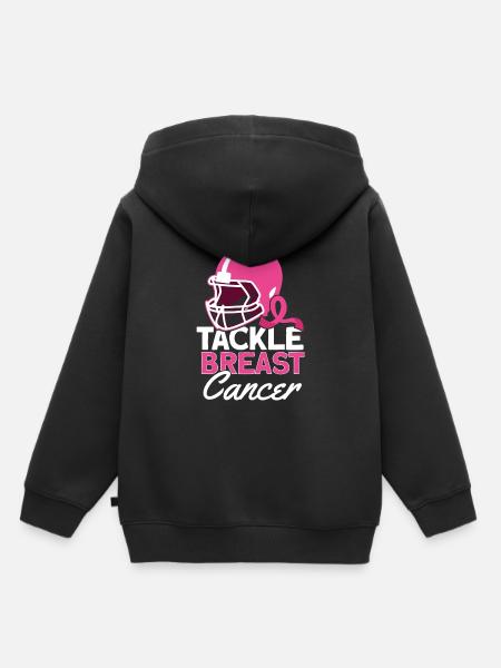 Brustkrebs - Kinder Premium Organic Hoodie - Schwarz