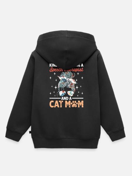 Sprachtherapeut Logopäde Geschenk - Kinder Premium Organic Hoodie - Schwarz