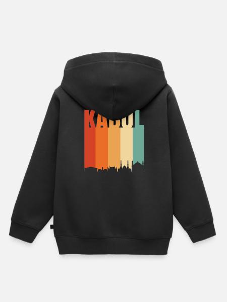 Kabul - Kinder Premium Organic Hoodie - Schwarz