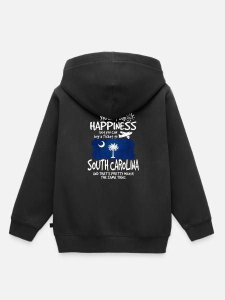 South Carolina - Kinder Premium Organic Hoodie - Schwarz