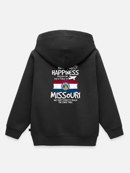 Missouri - Kinder Premium Organic Hoodie - Schwarz