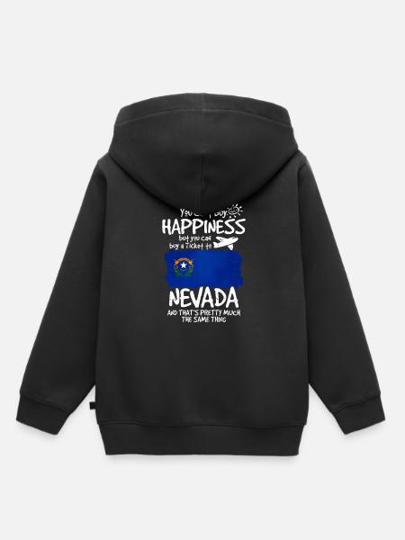 Nevada - Kinder Premium Organic Hoodie - Schwarz