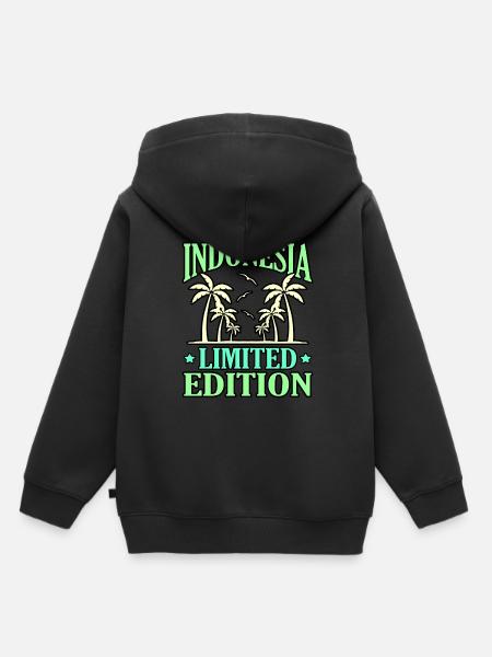 Indonesien - Kinder Premium Organic Hoodie - Schwarz