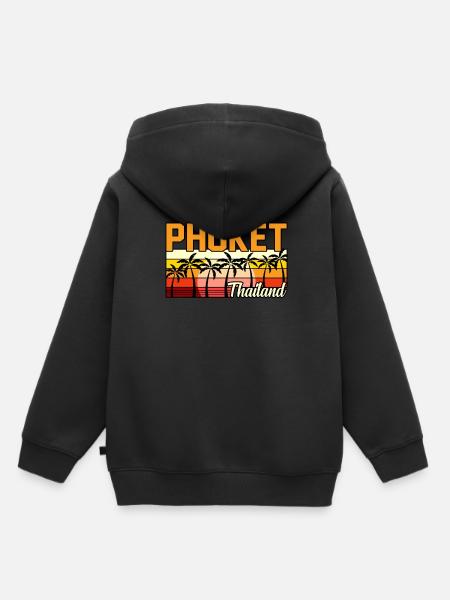 Thailand - Kinder Premium Organic Hoodie - Schwarz