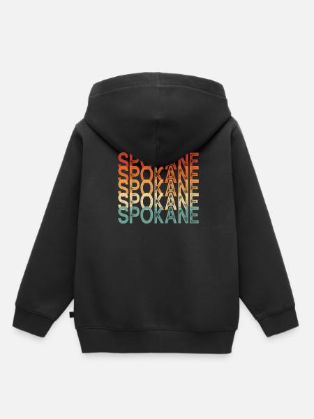 Spokane Washington - Kinder Premium Organic Hoodie - Schwarz