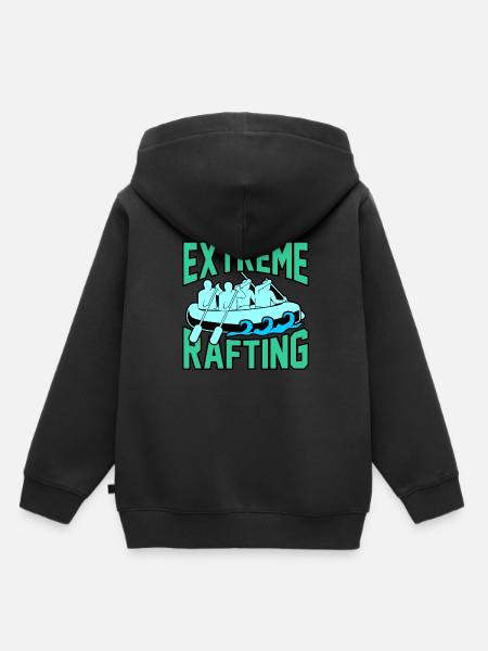 Extremes Rafting - Kinder Premium Organic Hoodie - Schwarz