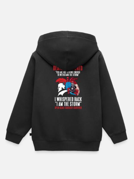 Operation Herz Geschenk - Kinder Premium Organic Hoodie - Schwarz