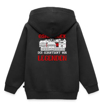 Osnabrück Der Geburtsort Von Legenden - Kinder Premium Organic Hoodie - Schwarz - Hinten - AI Model Kid Male (0cm)