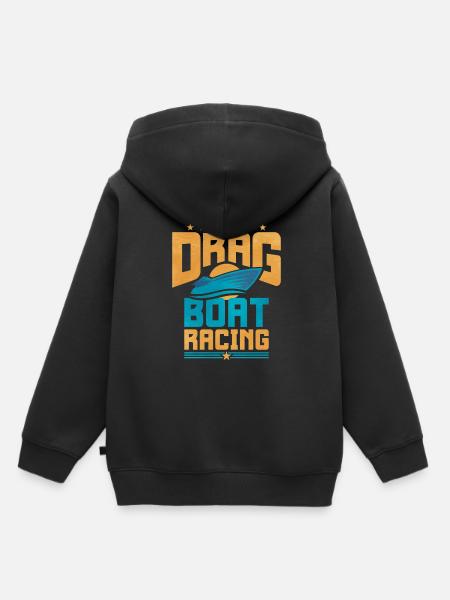 Drachenbootrennen Drachenboot - Kinder Premium Organic Hoodie - Schwarz