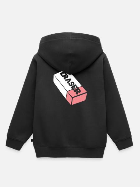 Radiergummi Kostüm - Kinder Premium Organic Hoodie - Schwarz