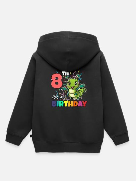 Raupe - Kinder Premium Organic Hoodie - Schwarz