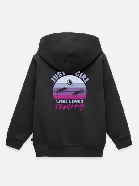 Pinball - Kinder Premium Organic Hoodie - Schwarz