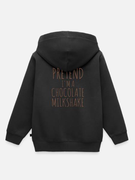 Milchshake Milchdrink Milch Geschenk - Kinder Premium Organic Hoodie - Schwarz