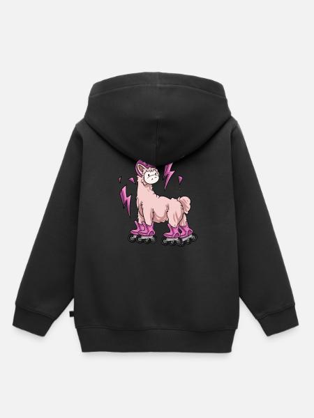 Inlineskating Inlineskater Geschenk - Kinder Premium Organic Hoodie - Schwarz