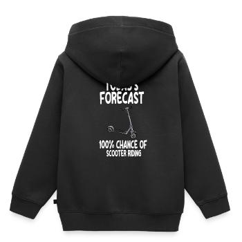Scooter Scooter Scooter Cadeau - Sweat Premium à capuche enfant bio - noir - Dos - AI Model Kid Male (0cm)