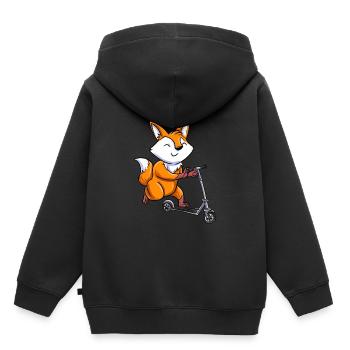 Scooter Scooter Scooter Cadeau - Sweat Premium à capuche enfant bio - noir - Dos - AI Model Kid Male (0cm)