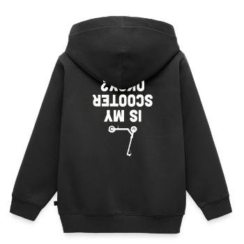 Scooter Scooter Scooter Cadeau - Sweat Premium à capuche enfant bio - noir - Dos - AI Model Kid Male (0cm)