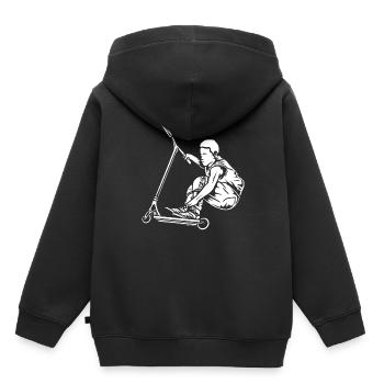 Scooter Scooter Scooter Cadeau - Sweat Premium à capuche enfant bio - noir - Dos - AI Model Kid Male (0cm)