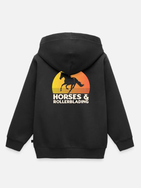 Inlineskating Inlineskater Geschenk - Kinder Premium Organic Hoodie - Schwarz