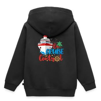 Kreuzfahrt - Kinder Premium Organic Hoodie - Schwarz - Hinten - AI Model Kid Male (0cm)