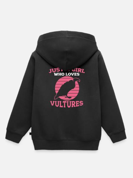 Aasgeier - Kinder Premium Organic Hoodie - Schwarz