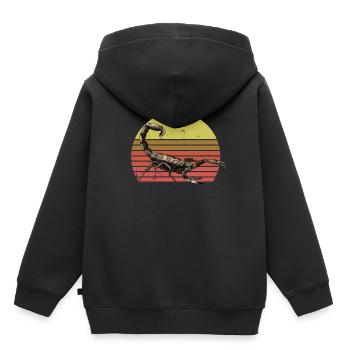 Scorpion - Sweat Premium à capuche enfant bio - noir - Dos - AI Model Kid Male (0cm)